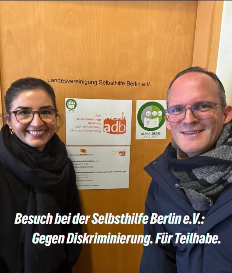 Zu Besuch bei Selbsthilfe Berlin e.V.