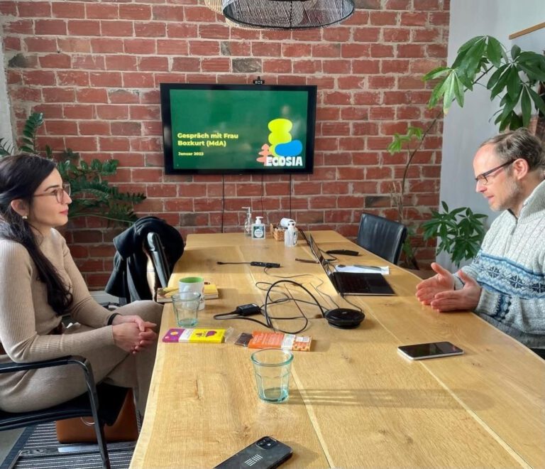 Zu Besuch bei ecosia