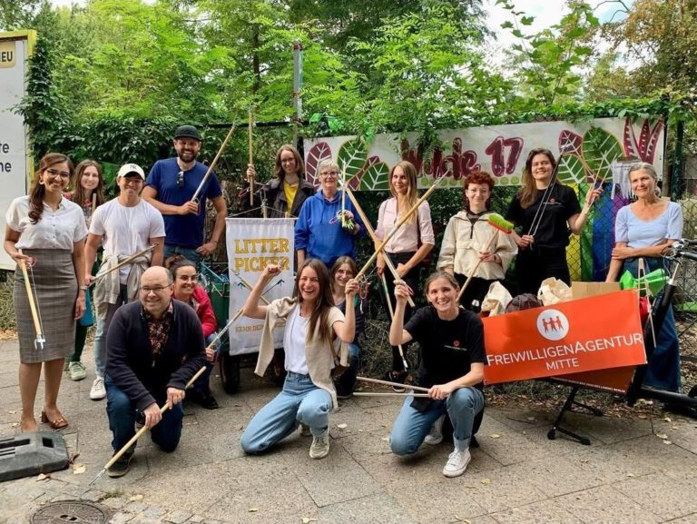 Müllsammelaktion mit Litterpicker Berlin
